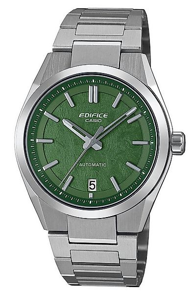 CASIO EDIFICE Automatikuhr Edifice Automatik Stahl/Grün günstig online kaufen