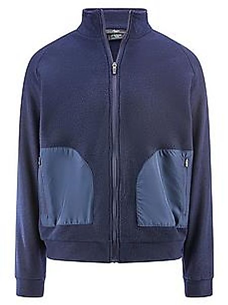 Fleece-Freizeitjacke Authentic Klein blau günstig online kaufen