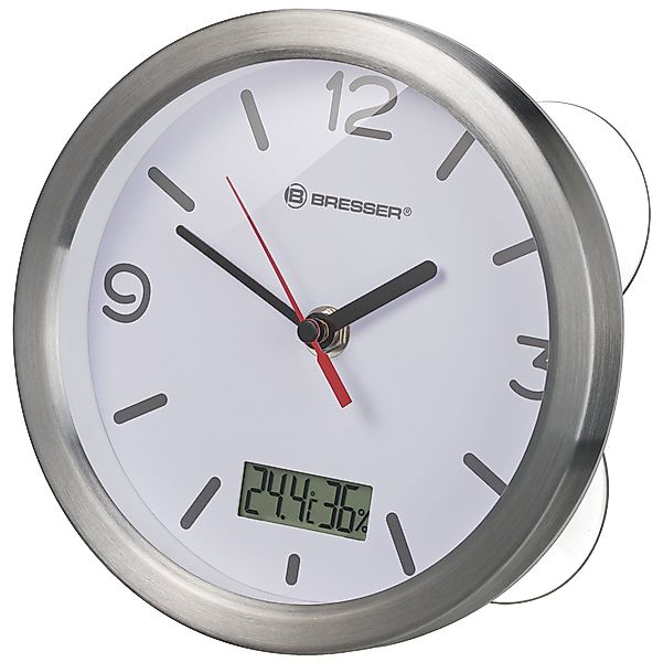 OPTUS Badezimmeruhr BRESSER MyTime Thermo-/Hygro-Baduhr - günstig online kaufen