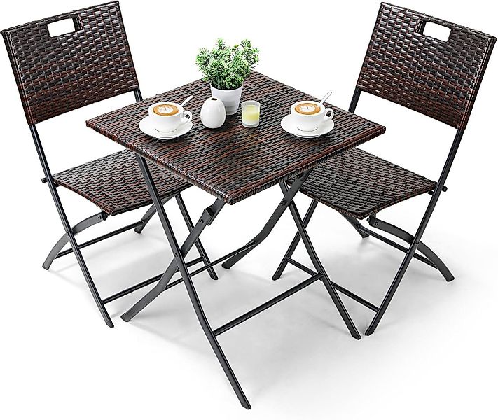TLGREEN Balkonset Gartentisch- und Stuhlset, Gartenmöbel günstig online kaufen