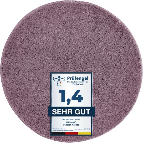 Andiamo Badematte "Arezzo" Höhe 16 mm rutschhemmend beschichtet fußbodenhei günstig online kaufen