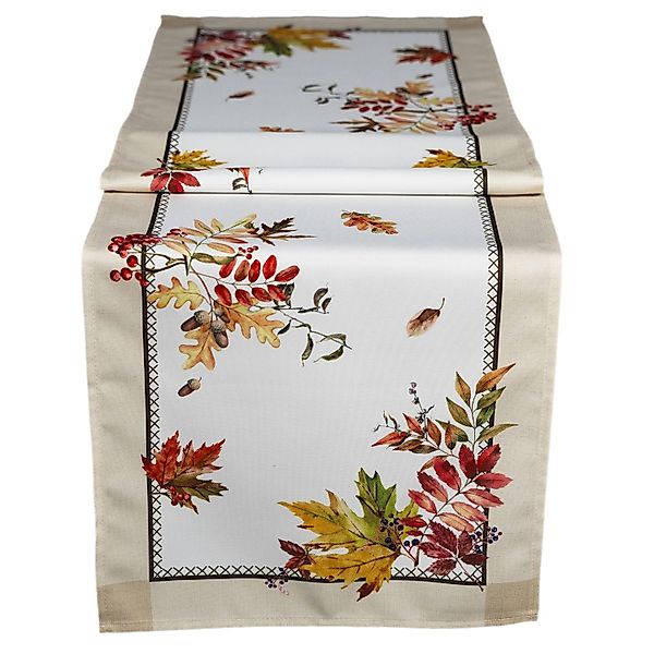texpot Tischdecke Tischdecke mit Druckmotiv Herbstblätter günstig online kaufen
