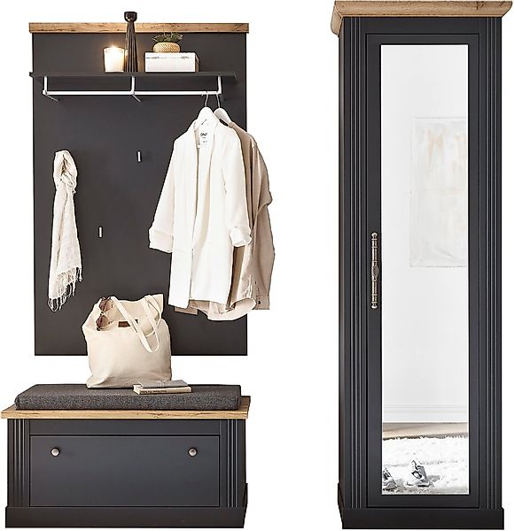 Home affaire Garderoben-Set "WESTMINSTER BESTSELLER" Schuhbank, Wandpaneel, günstig online kaufen