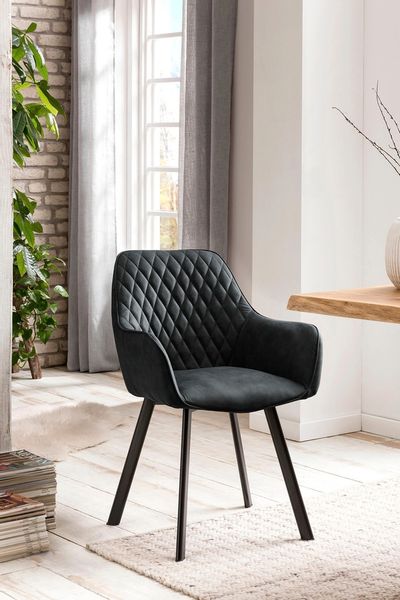 SalesFever Armlehnstuhl »Cardiff Bequemer Esszimmerstuhl« (Set) 2 Stk. Micr günstig online kaufen