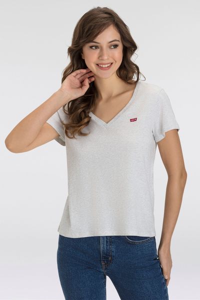 Levis V-Shirt "Perfect Tee" mit kleinem Batwing- Logo günstig online kaufen