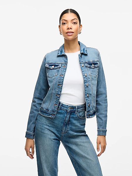 Vila Jeansjacke "VISHOW NEW L/S DENIM JACKET - NOOS" günstig online kaufen