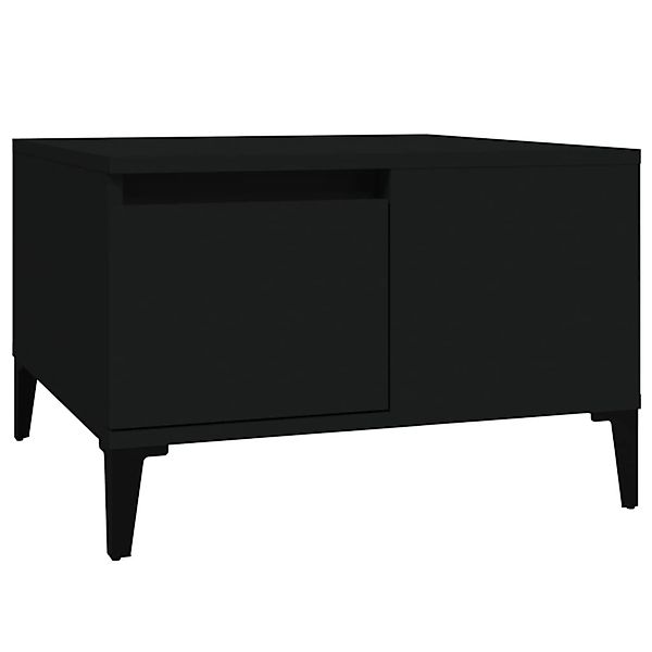 vidaXL Couchtisch Schwarz 55x55x36,5 cm Holzwerkstoff Modell 2 günstig online kaufen