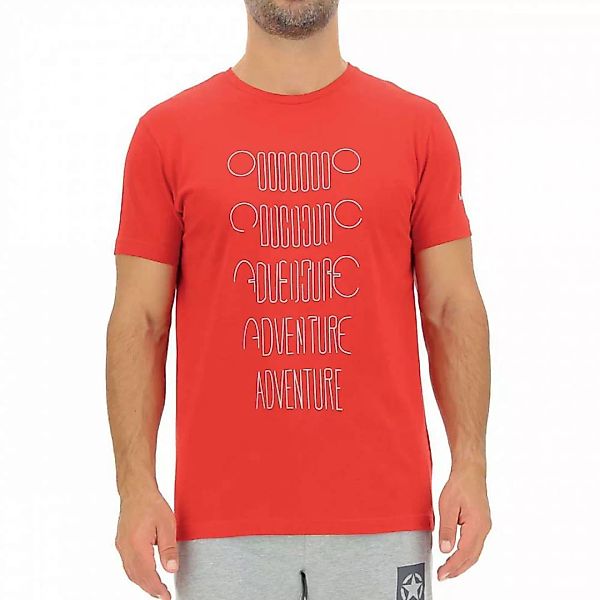 Jeep O102064r597 Kurzärmeliges T-shirt XL Red / Misty Grey günstig online kaufen