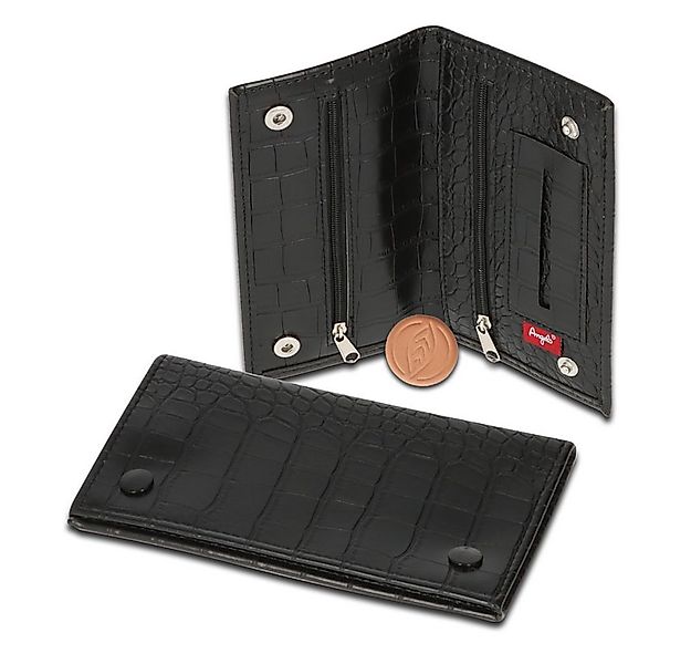 Coumo Tabakbeutel Tabaktasche, Drehertasche Schlangenlederoptik Schwarz günstig online kaufen