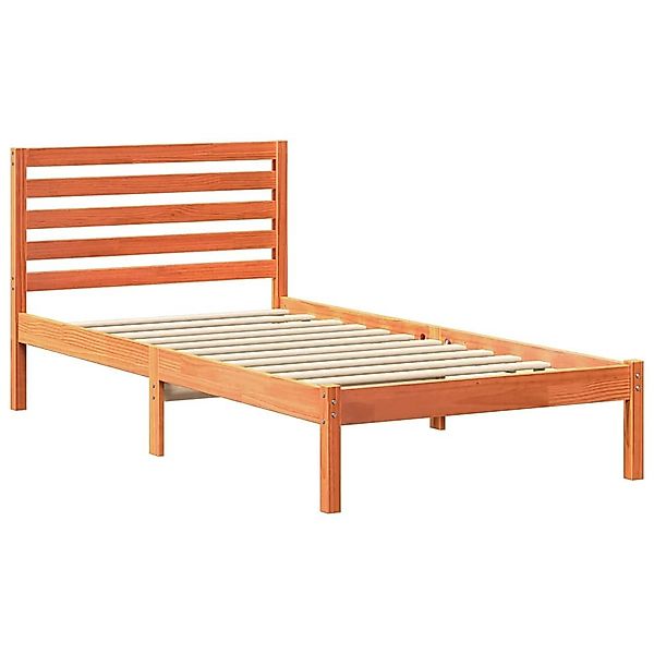 vidaXL Bett Bettgestell Wachsbraun 75 x günstig online kaufen