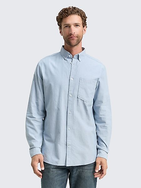 TOM TAILOR Langarmhemd Regular Fit Hemd günstig online kaufen