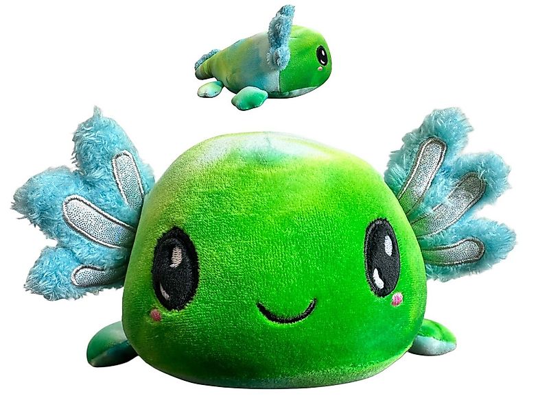 soma Kuscheltier Axolotl Salamander Kuscheltier Echse Molch Figur Plüsch XL günstig online kaufen