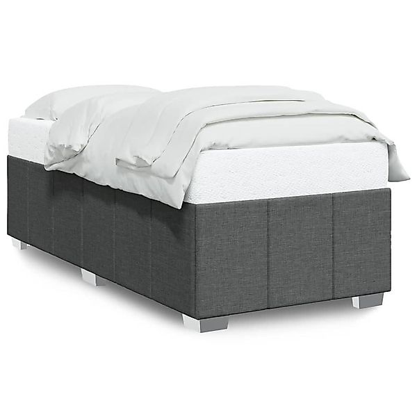 vidaXL Bett Bettgestell ohne Matratze Dunkelgrau günstig online kaufen
