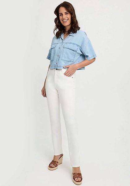 wonderjeans Straight-Jeans "High Waist Straigth" mit Stretch günstig online kaufen