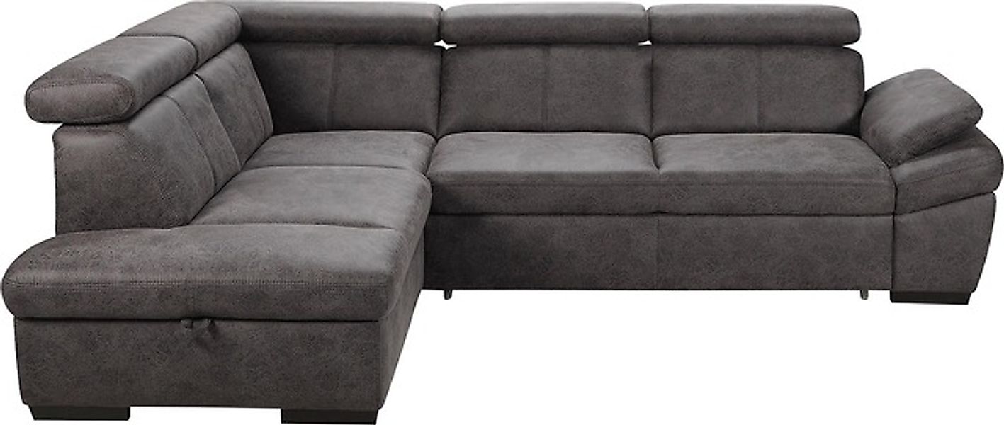 exxpo - sofa fashion Ecksofa »Salerno, Funktionssofa, hoher Sitzkomfort, Br günstig online kaufen