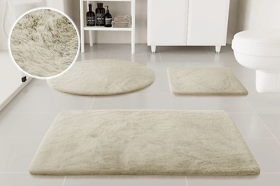 OTTO home Badematte "Lennja" Höhe 25 mm rutschhemmend beschichtet fußbodenh günstig online kaufen