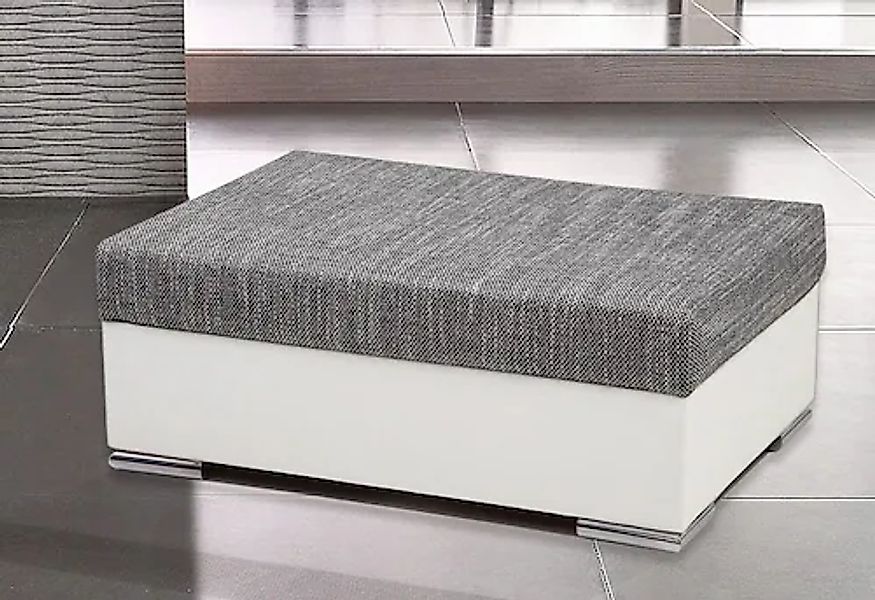 COLLECTION AB Hocker »John« Frei im Raum stellbar, wahlweise mit Federkern günstig online kaufen
