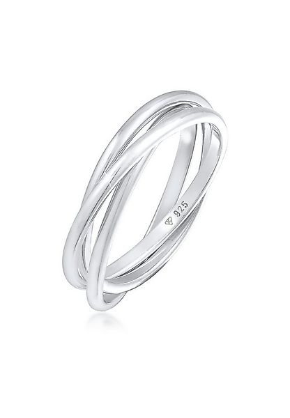 Elli Fingerring Wickelring Trio Trini Basic 925 Silber günstig online kaufen