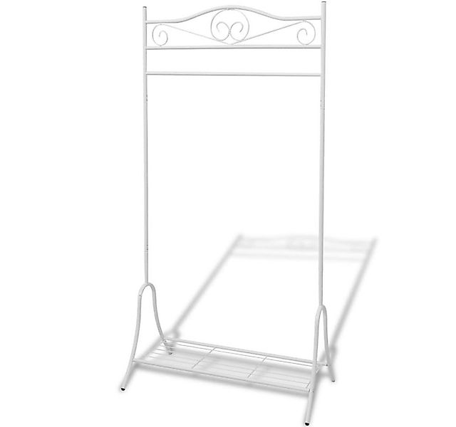 vidaXL Kleiderständer Kleiderständer Stahl Weiß, (1 St) günstig online kaufen