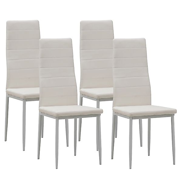 Albatros Esszimmerstühle MILANO 4er Set Weiss günstig online kaufen