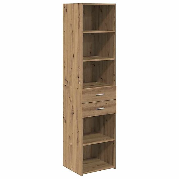 vidaXL Highboard Artisan-Eiche 45 x 42,5 x 185 cm Holzwerkstoff 3402639 günstig online kaufen