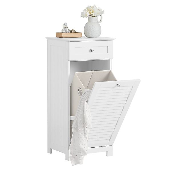 SoBuy Wäscheschrank BZR73 mit ausklappbarem Wäschesäcken günstig online kaufen
