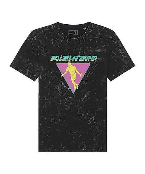 Bolzplatzkind T-Shirt Bolzplatzkind "80er Jahre" Straddle T-Shirt Baumwolle günstig online kaufen
