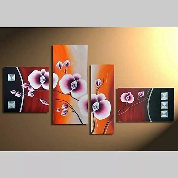 4 Leinwandbilder BL?TE (1) 140 x 80cm Handgemalt günstig online kaufen