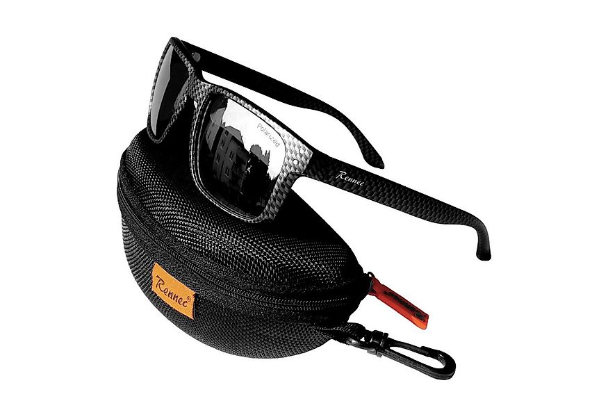 Rennec Sonnenbrille (Herren Brille mit Hardcase und Brillenbeutel) Polarisi günstig online kaufen