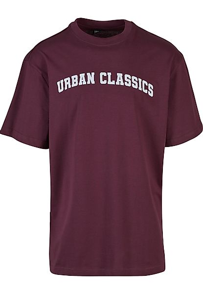 URBAN CLASSICS T-Shirt "Urban Classics UC College Logo Tall Tee", (1 tlg.) günstig online kaufen