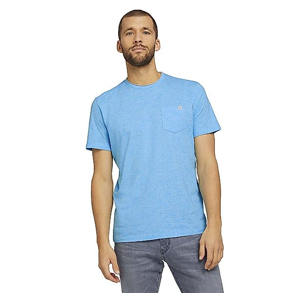 Tom Tailor 1021232 Kurzärmeliges T-shirt 3XL Dusty Aqua White Fine Stripe günstig online kaufen