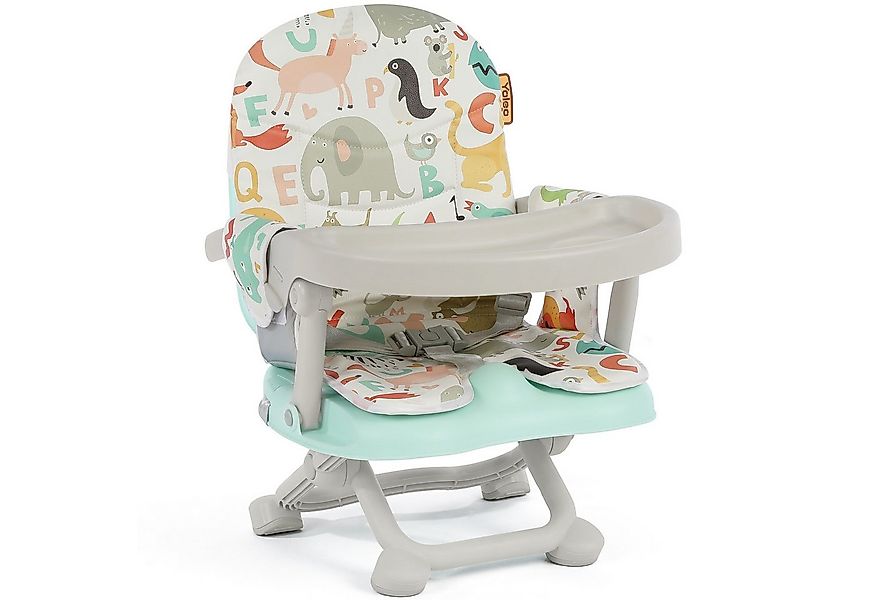 OUNUO Kinderstuhl Sitzerhöhung Baby Tragbar Stuhl Booster Sitz mit Tablett günstig online kaufen