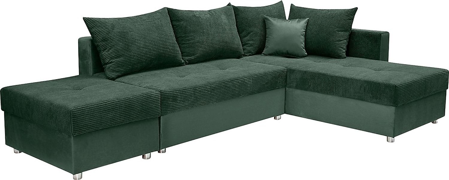 COLLECTION AB Ecksofa "Italia L-Form", mit Bettfunktion und Bettkasten, in günstig online kaufen