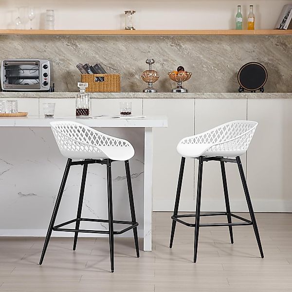 Woltu Barhocker (2 St), mit Metallbeinen, günstig online kaufen