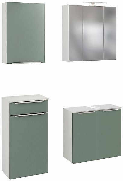 welltime Badmöbel-Set "Matera" 4 Stk. tlg. günstig online kaufen