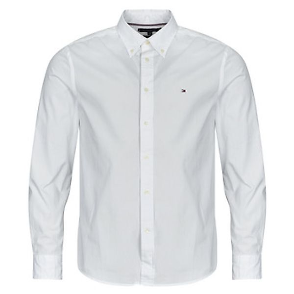 Tommy Hilfiger Poplin Hemd Flex Weiß - Größe S günstig online kaufen