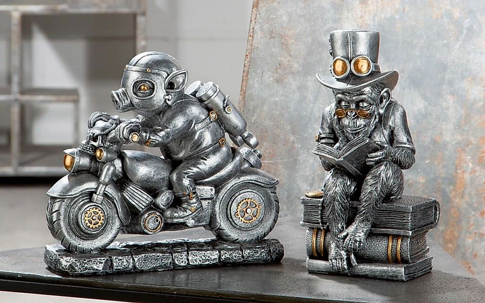 Casablanca by Gilde Tierfigur »Skulptur Steampunk Motor-Pig« günstig online kaufen