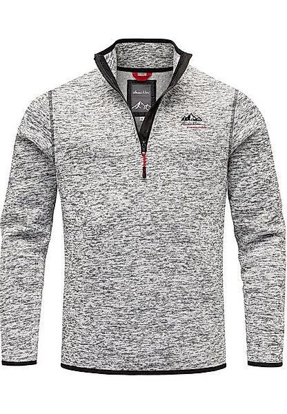 Amaci&Sons Sweatshirt AMES Fleecejacke Herren Troyer günstig online kaufen