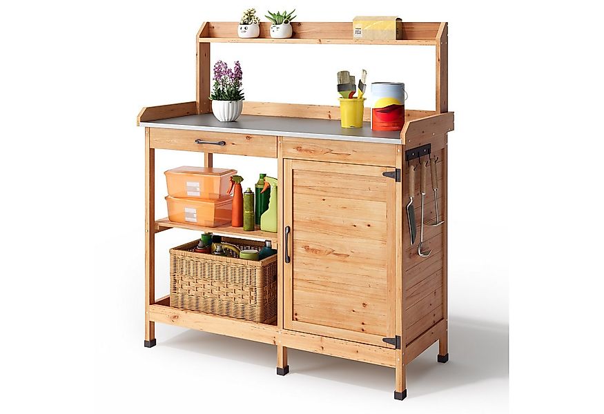 Bealife Pflanztisch,Gärtnertisch,Pflanzenarbeitsplatz,Pflanzenregal, mit Sc günstig online kaufen