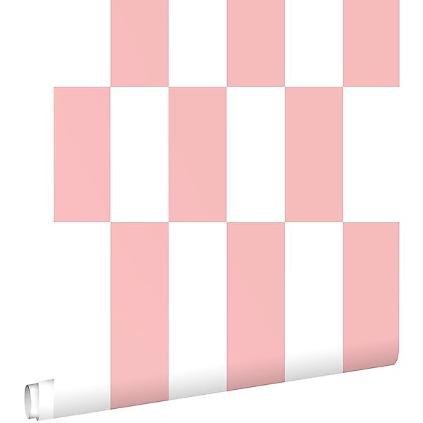 ESTAhome Tapete Streifen 7478 Rosa und Weiß 50 x 900 cm günstig online kaufen