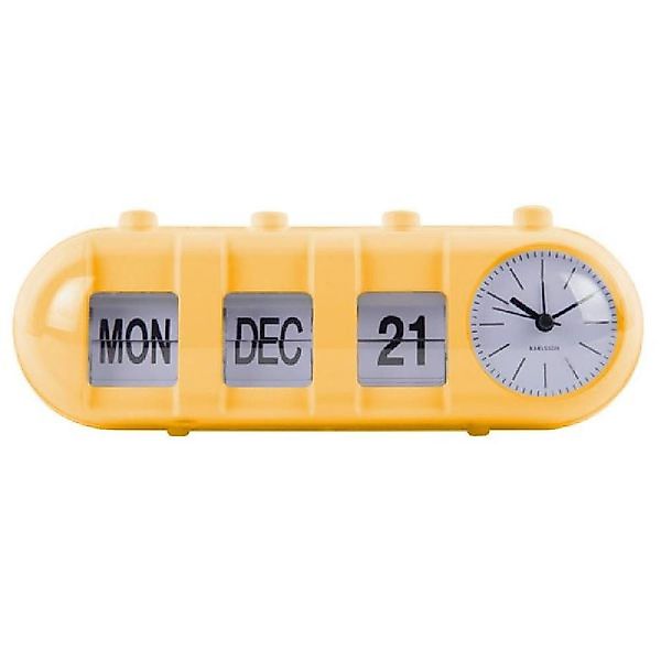 Karlsson Uhr Wecker Retro Tube Calendar günstig online kaufen