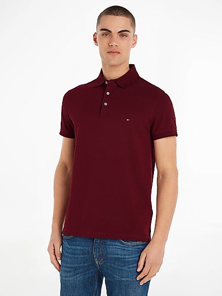 Tommy Hilfiger Poloshirt "1985 SLIM POLO mit Piqué-Struktur und Stickerei", günstig online kaufen