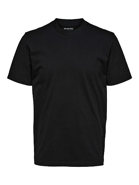 Selected Homme Herren Rundhals T-Shirt SLHRELAXCOLMAN - Relaxed Fit günstig online kaufen