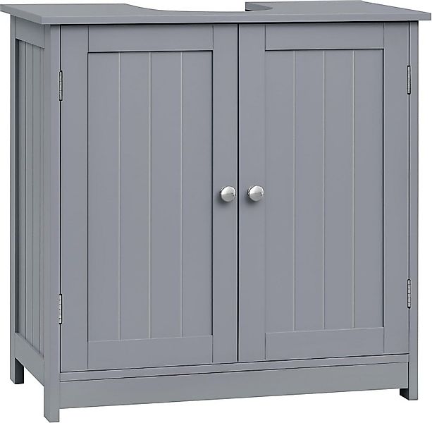 Woltu Waschbeckenunterschrank (1-St) Badezimmerschrank mit 2 Türen, 60x60x3 günstig online kaufen