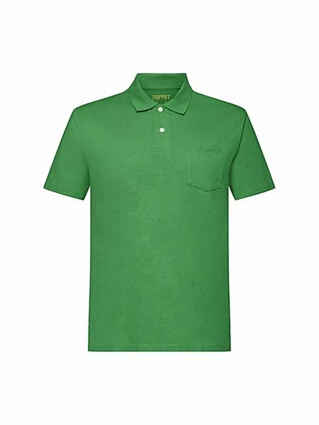 Esprit Poloshirt Meliertes Poloshirt günstig online kaufen