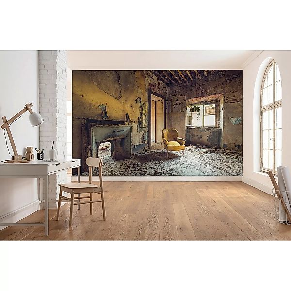 KOMAR Vlies Fototapete - Yellow - Größe 400 x 280 cm mehrfarbig günstig online kaufen