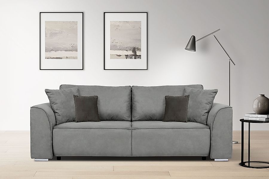 OTTO home 3-Sitzer "BEATRICE auch als Schlafsofa mit Bettkasten, B/T/H 250/ günstig online kaufen