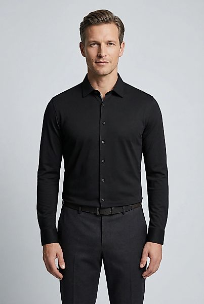 DESOTO Langarmhemd "Jerseyhemd Casual Kent" günstig online kaufen