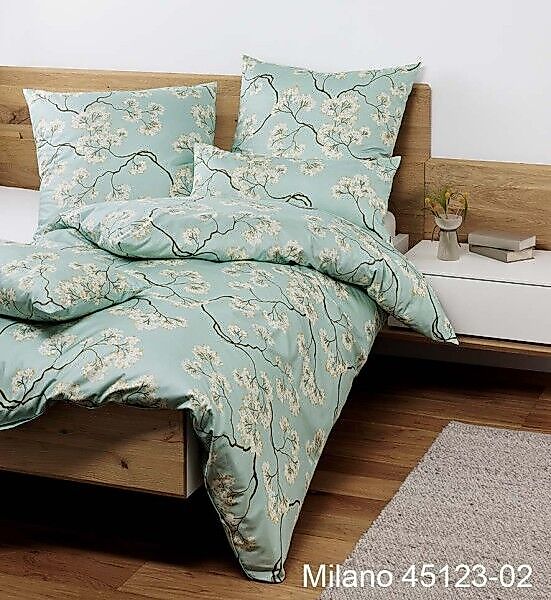 Janine Janine Mako-Satin Bettwäsche MILANO 45123 eisblau Größe:  40x80 cm günstig online kaufen