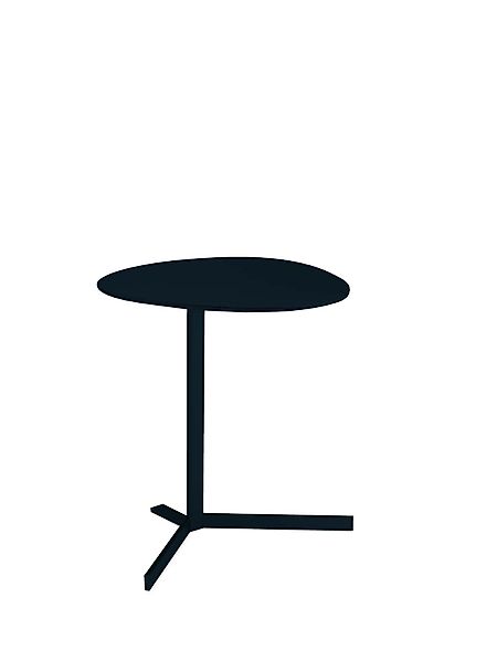 Birdy Kiesel Beistelltisch oval nachtblau H: 45cm günstig online kaufen